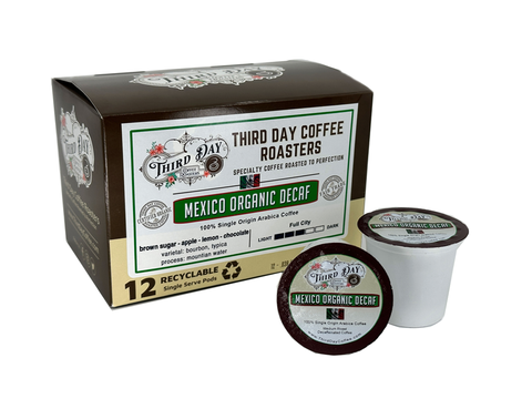 Mexico Organic Decaf Single Serve Pods