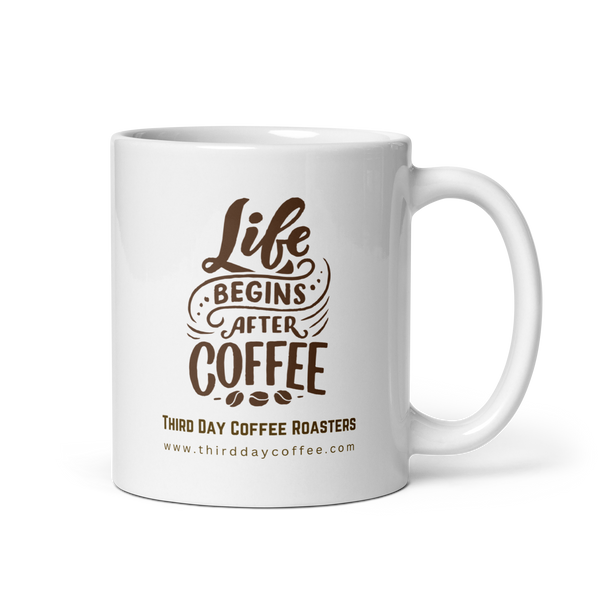 Life Begins After Coffee Mug