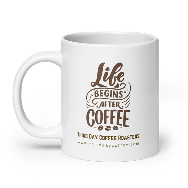 Life Begins After Coffee Mug