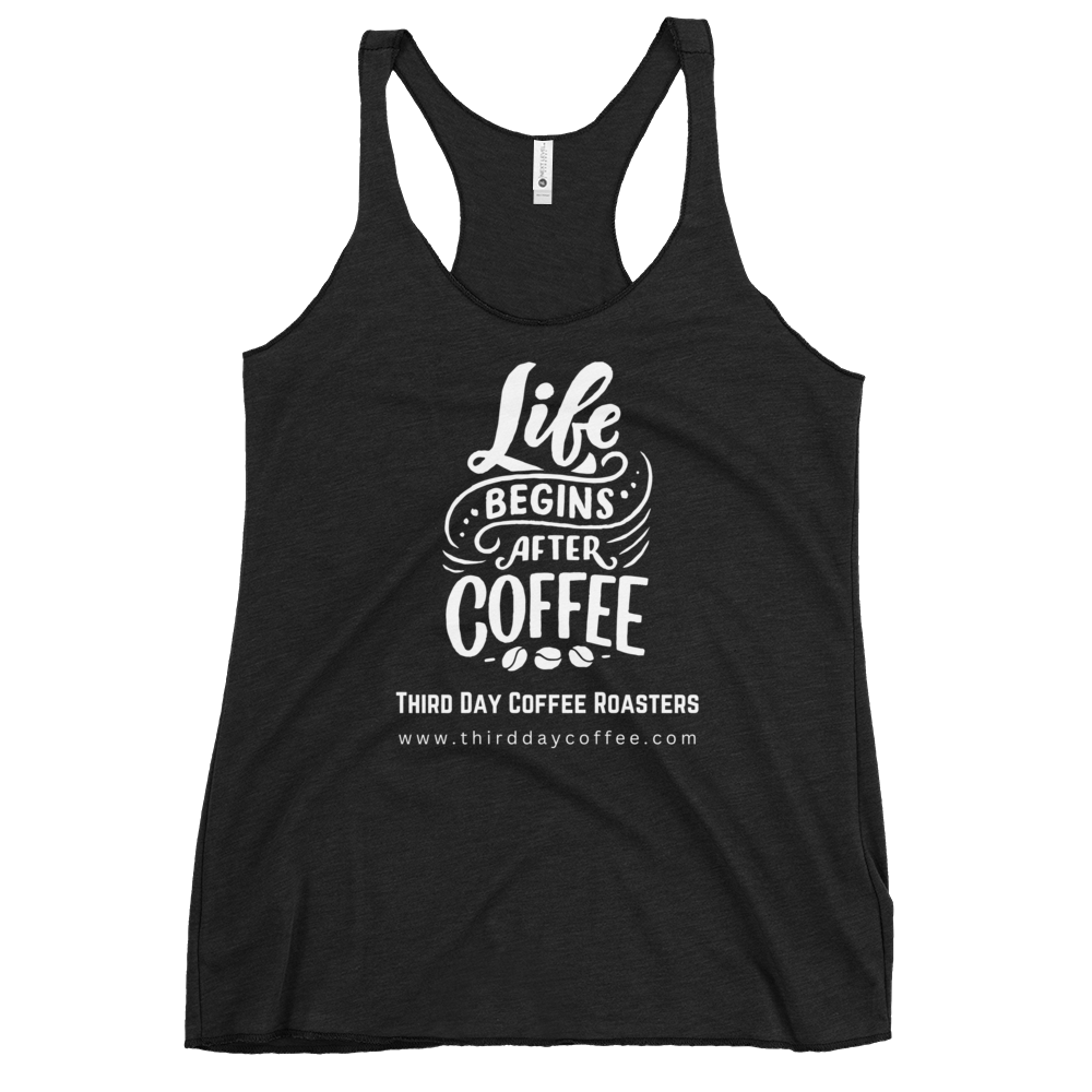 Life Begins With Coffee Women's Racerback Tank