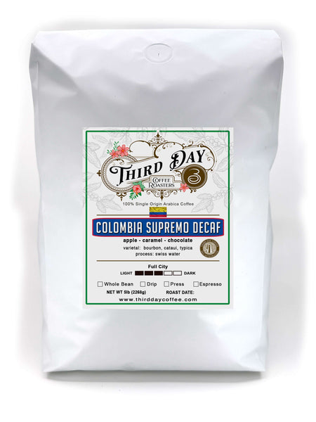 Colombia Supremo Swiss Water Decaf